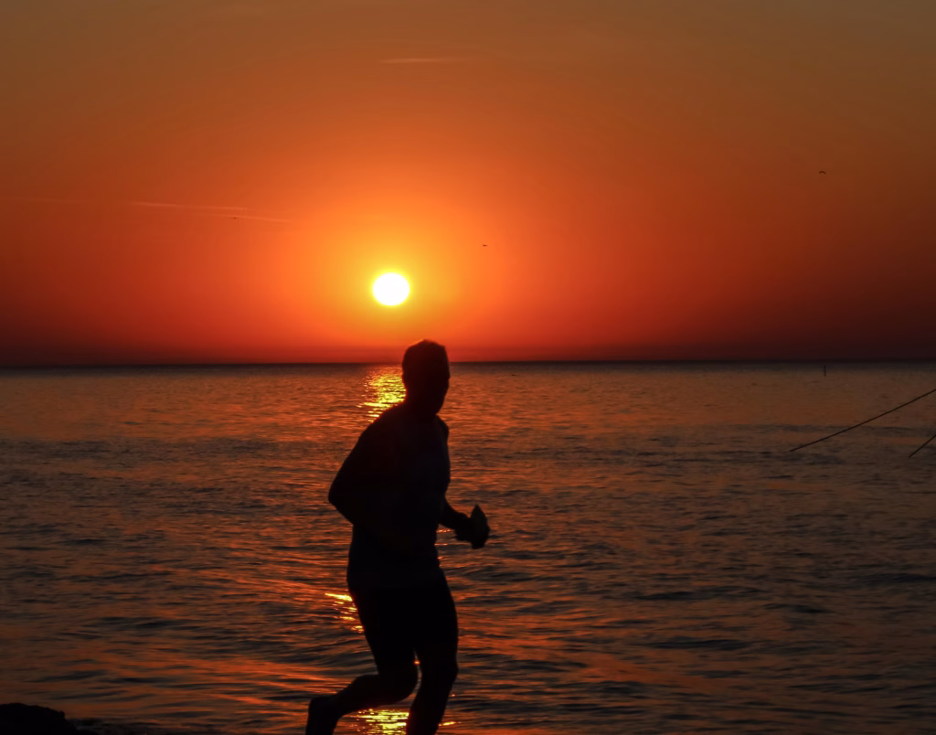Fitness - Joggen am Meer