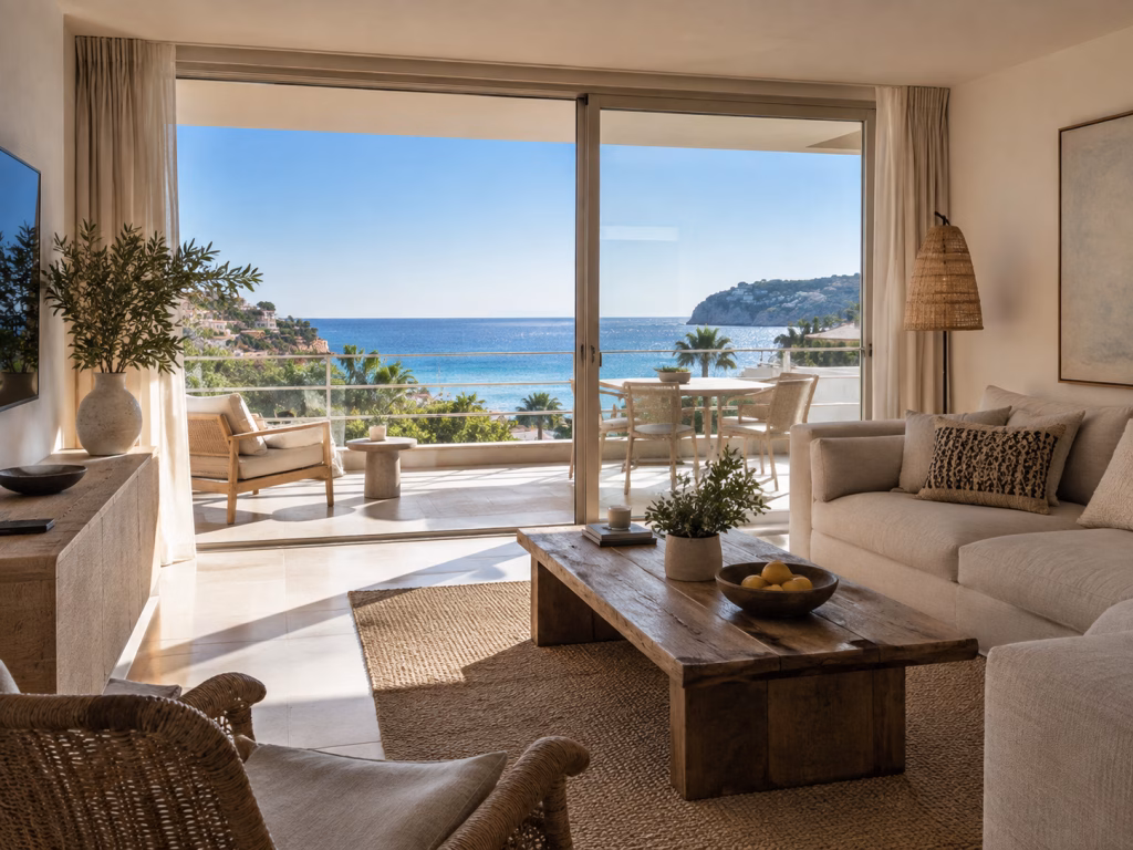 Wohnung auf Mallorca mit Meerblick